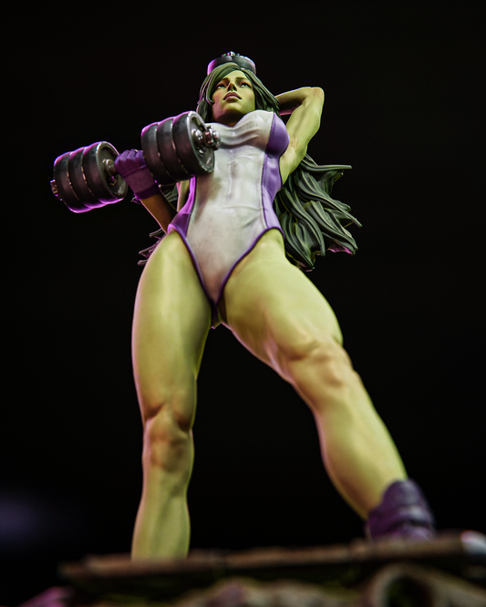 She-Hulk Resin Art - MTO (Design by CA3D)