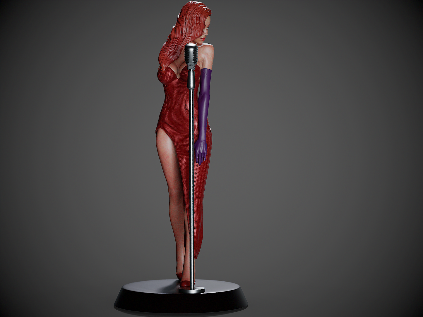Jessica Rabbit Resin Fan Art - MTO (Design by CA3D Studios)