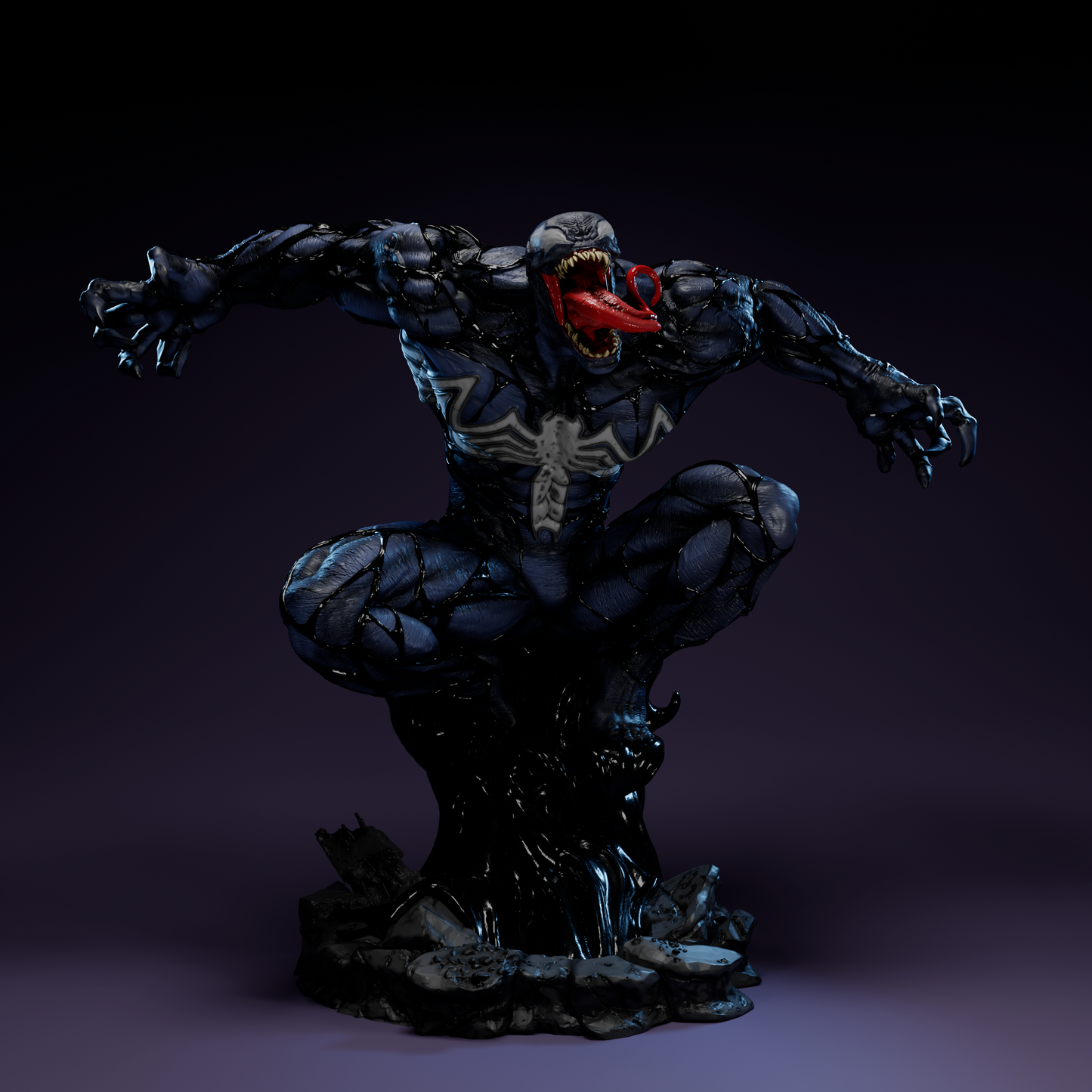 Black Goo Guy Resin Fan Art - MTO (3DMind)