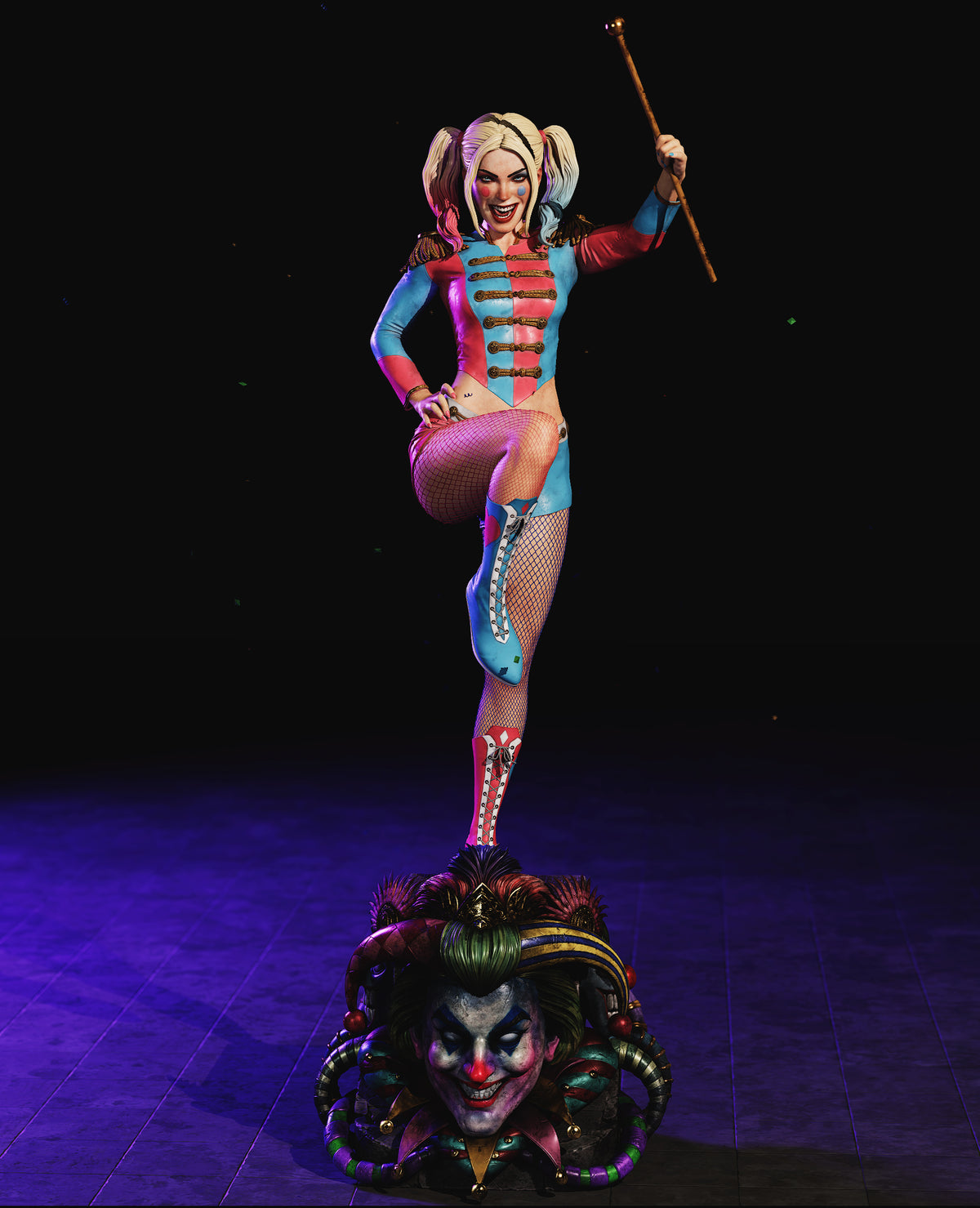 Harley Quinn Resin Art (Godlink Version)