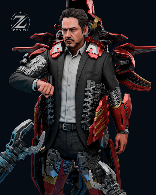 Tony Stark Resin Art (Design by Zenith)