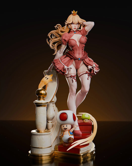 Princess Peach Resin Fan Art (Design by Abe3D)