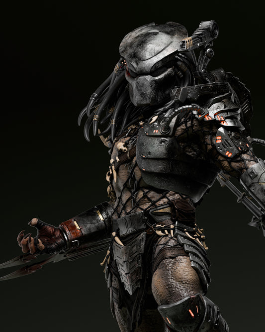 Deadly Alien Warrior Resin Fan Art - MTO (ZEZ)