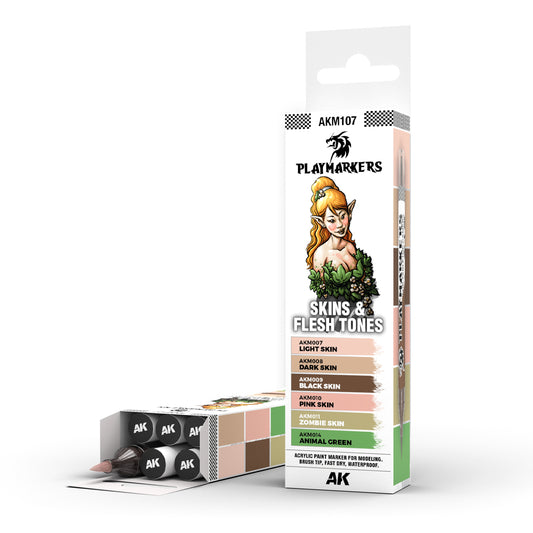 AK Playmarkers Skin Set - Acrylic Brush Marker