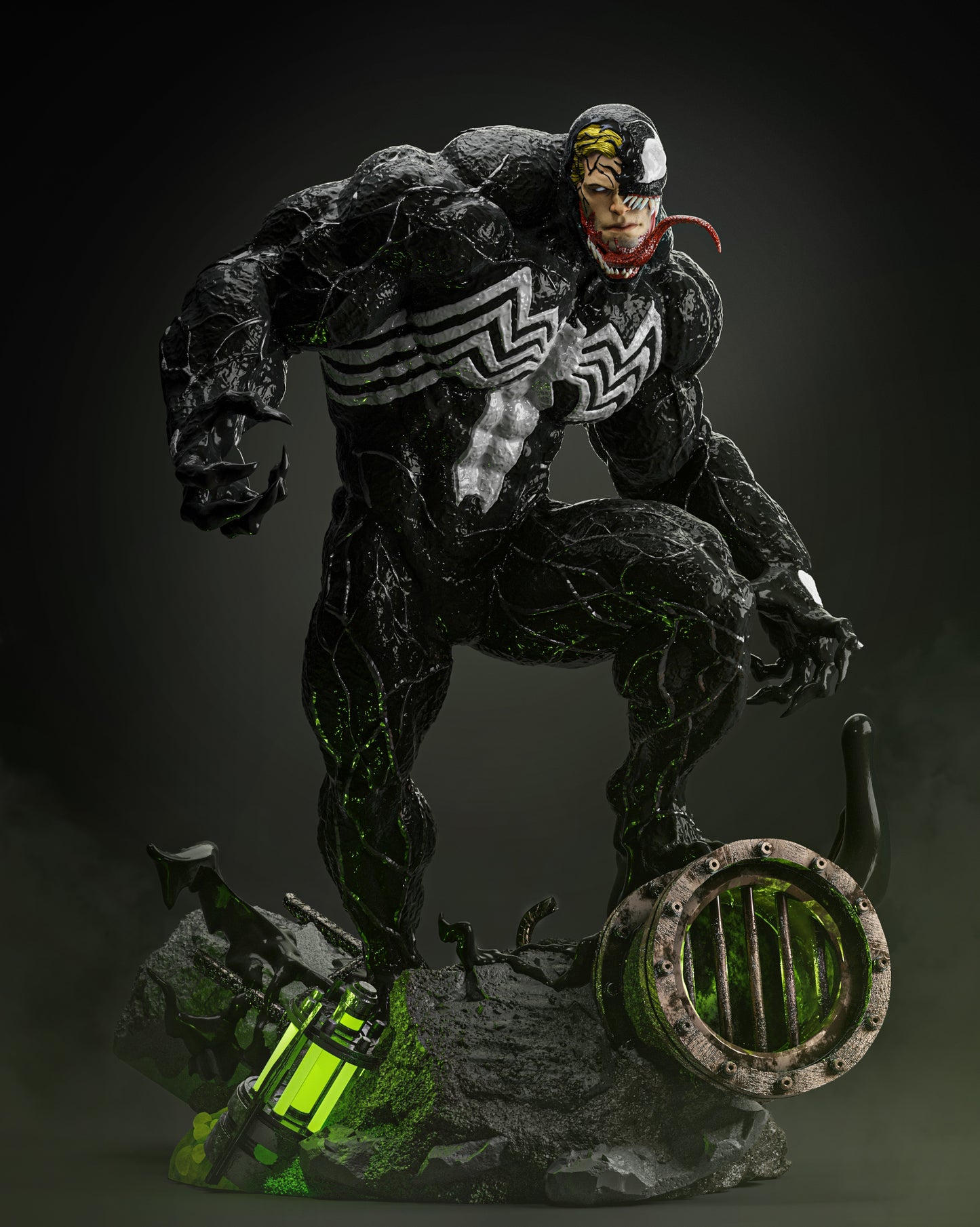 Black Goo Guy Resin Fan Art - MTO (ZEZ)