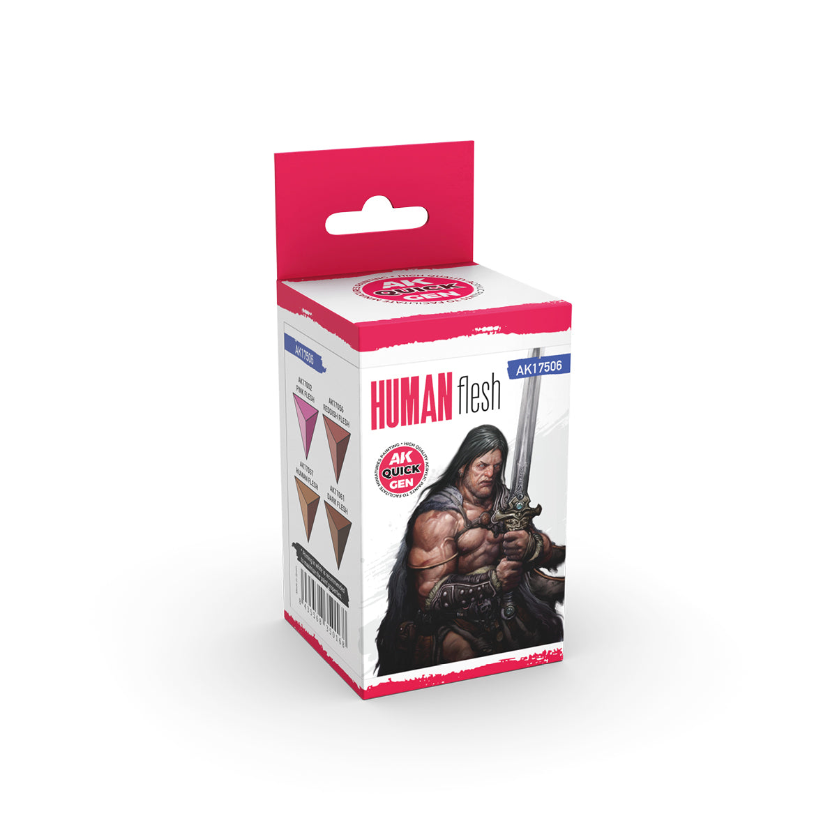 AK Quick Gen Acrylic Contrast Paint Set - Human Flesh