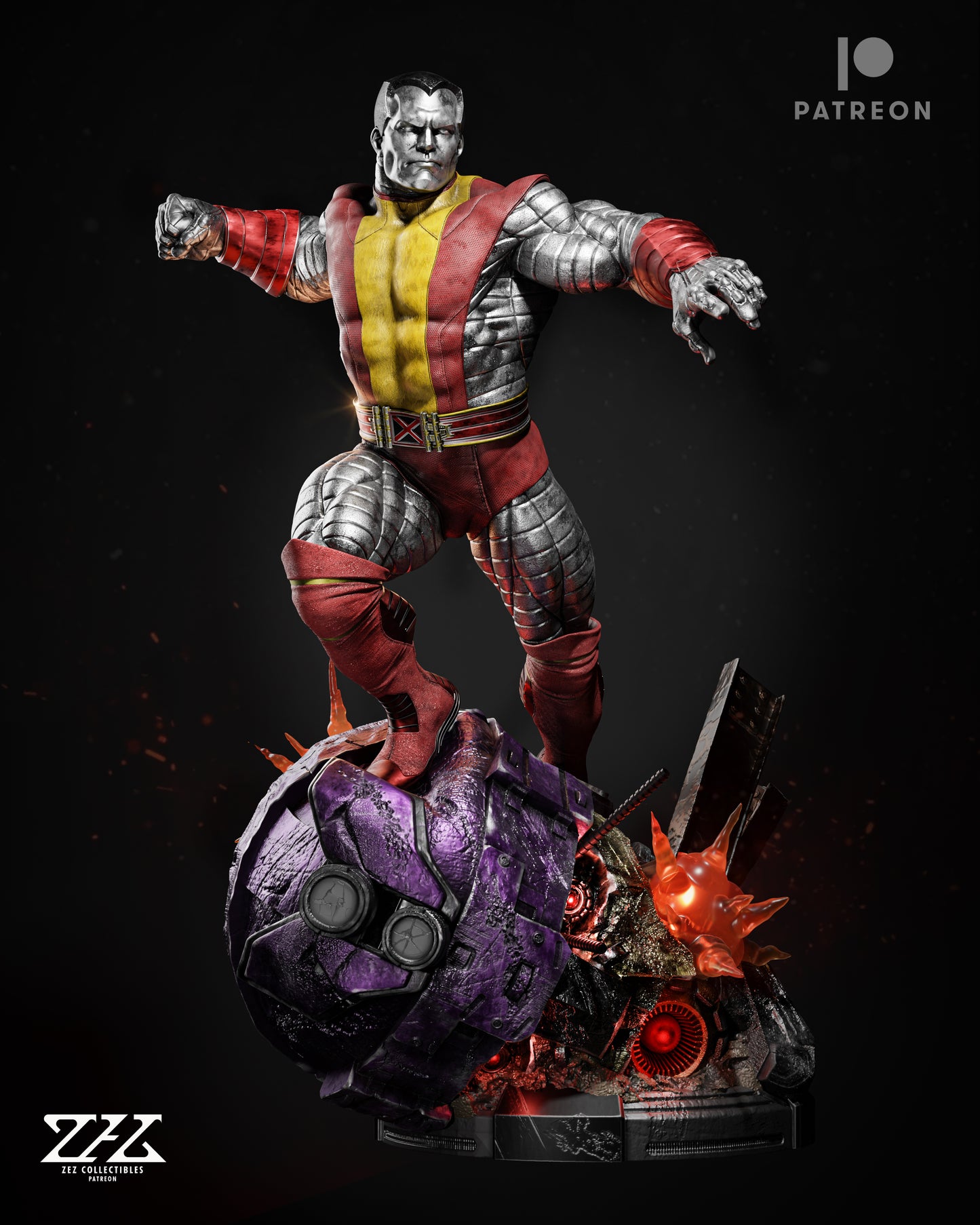 Steel Skin Mutant Resin Fan Art Pro Painted - MTO (Design by ZEZ)