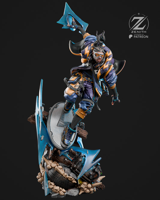 Static Shock Resin Fan Art MTO (Design by Zenith)
