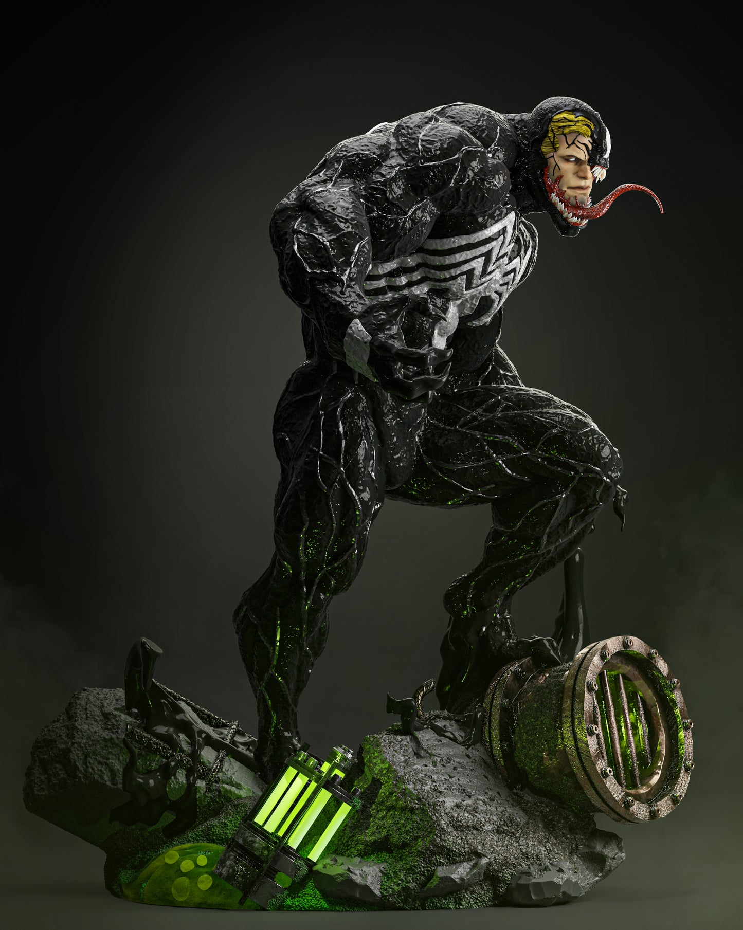 Black Goo Guy Resin Fan Art - MTO (ZEZ)