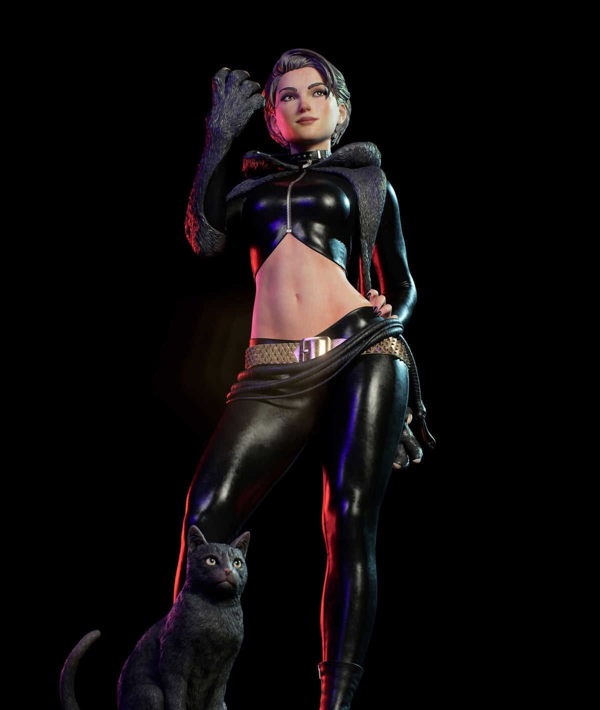 Catwoman Resin Art (Design by Godlink)