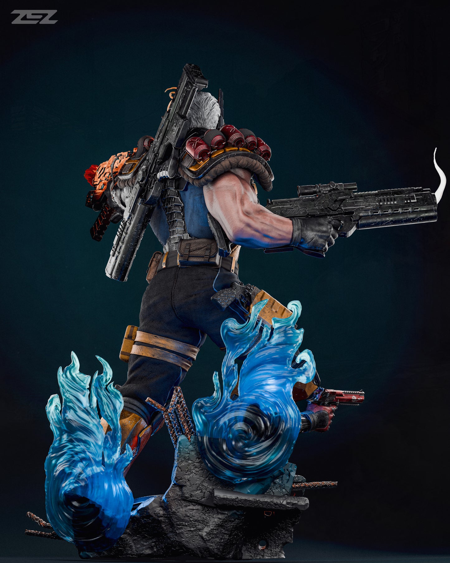 Cable Resin Fan Art Pro Painted - MTO ZEZ