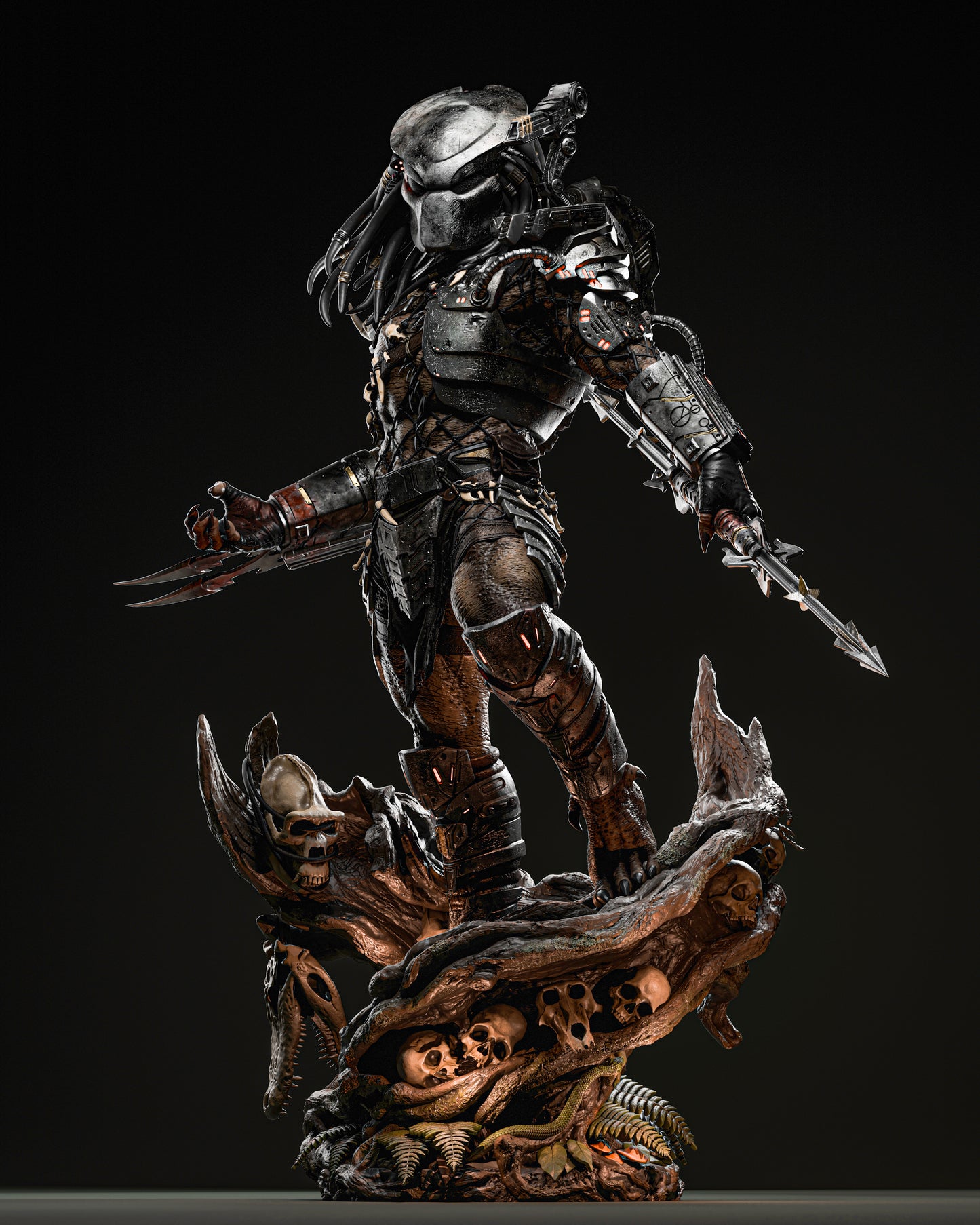 Deadly Alien Warrior Resin Fan Art - MTO (ZEZ)