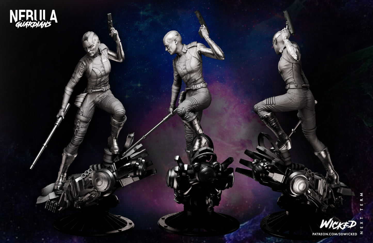 Nebula Collectible Resin Fan Art Pro Painted - MTO