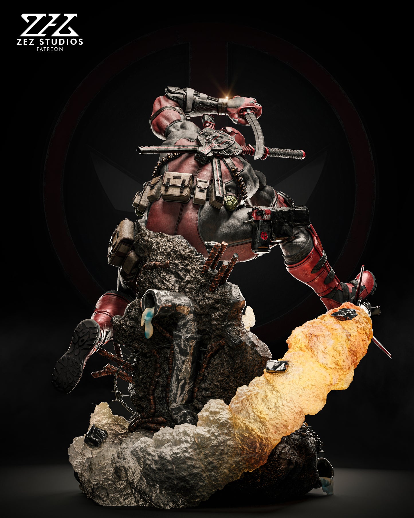 Merc with a Mouth Resin Fan Art Pro Painted - MTO (ZEZ)