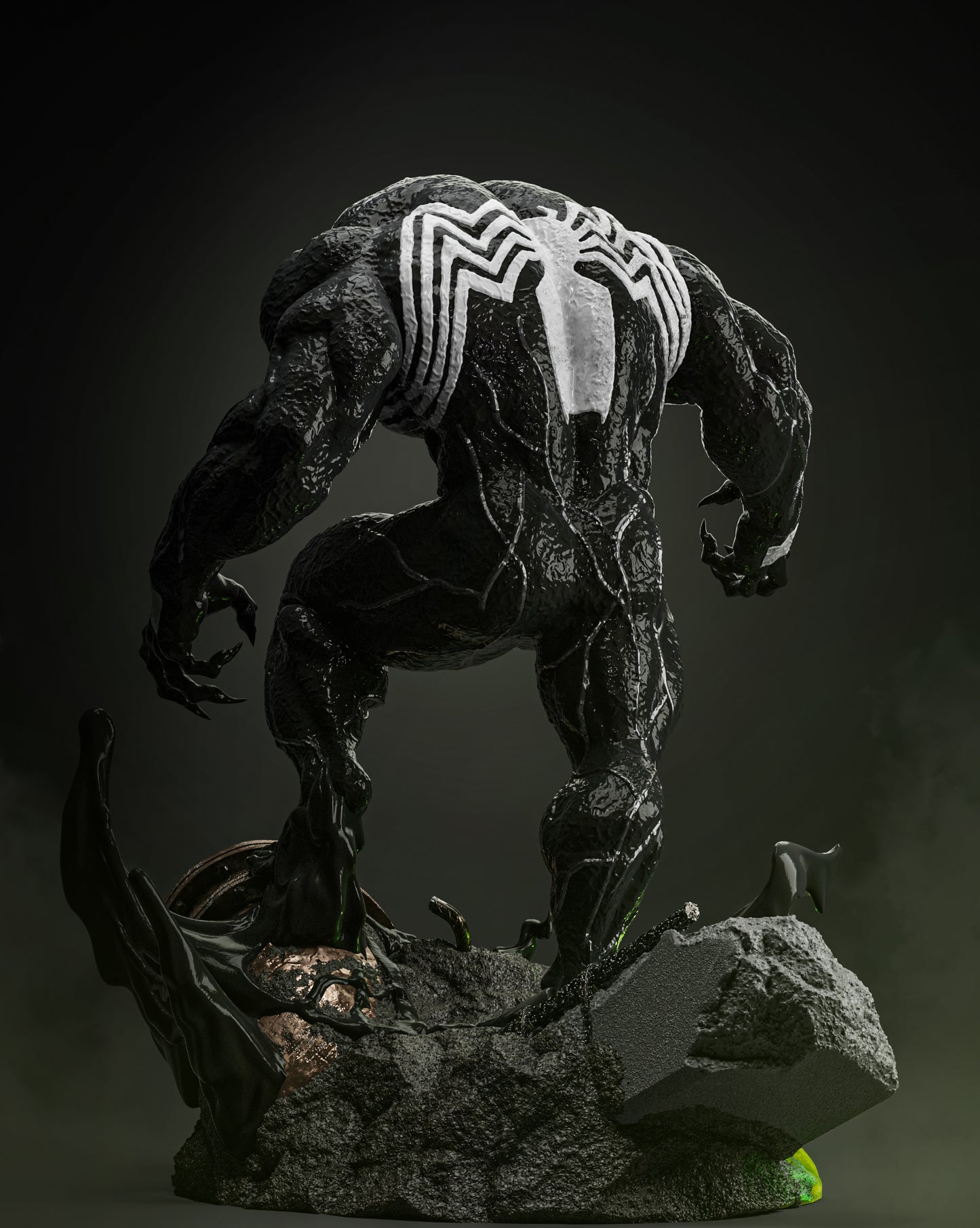 Black Goo Guy Resin Fan Art - MTO (ZEZ)