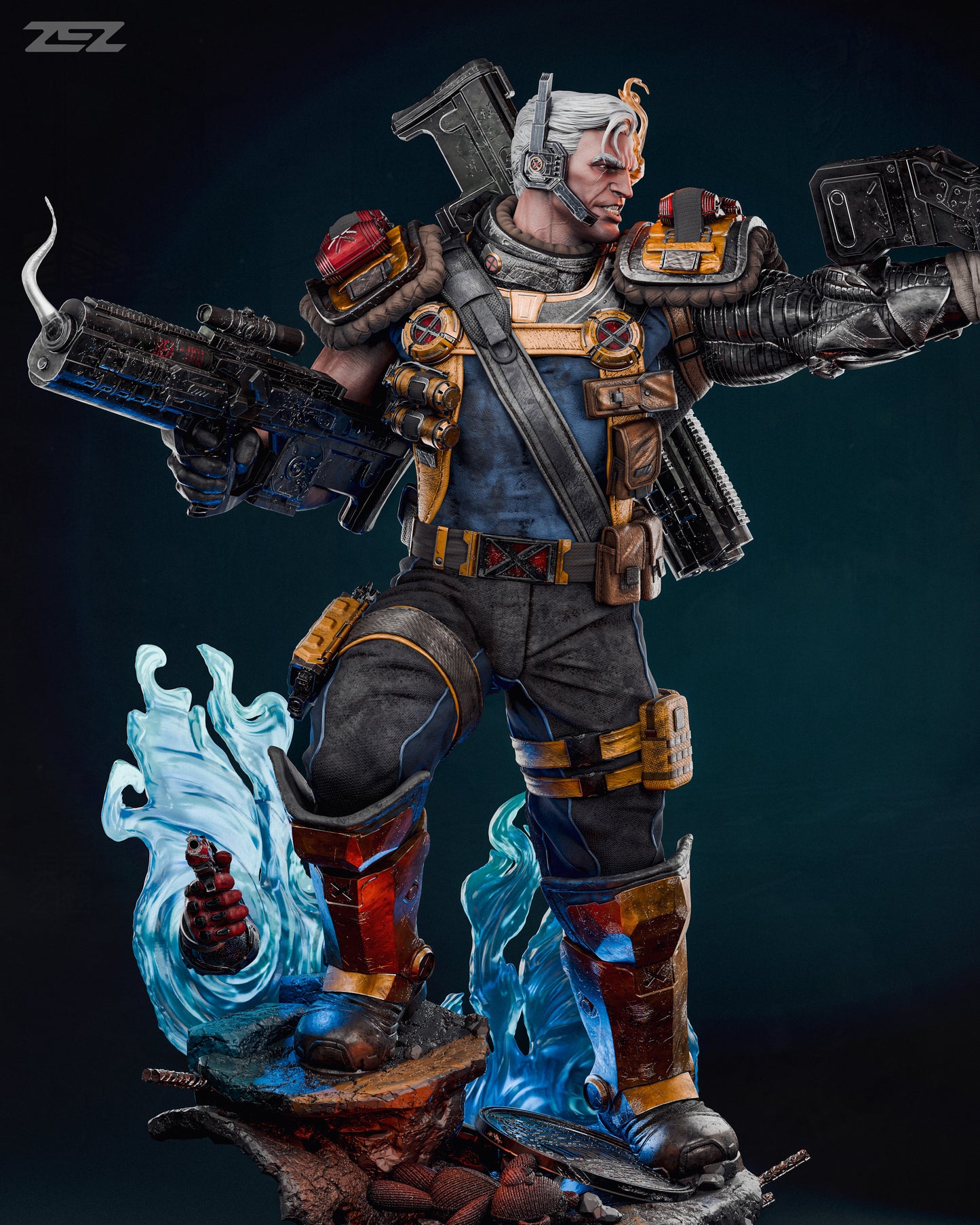 Cable Resin Fan Art Pro Painted - MTO ZEZ