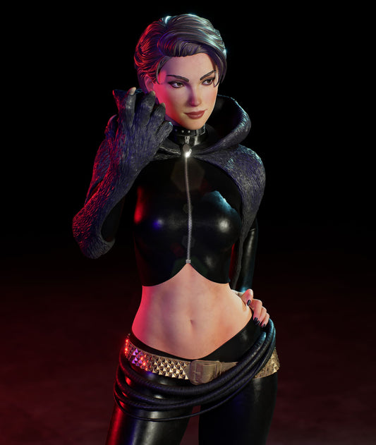 Catwoman Resin Art (Design by Godlink)