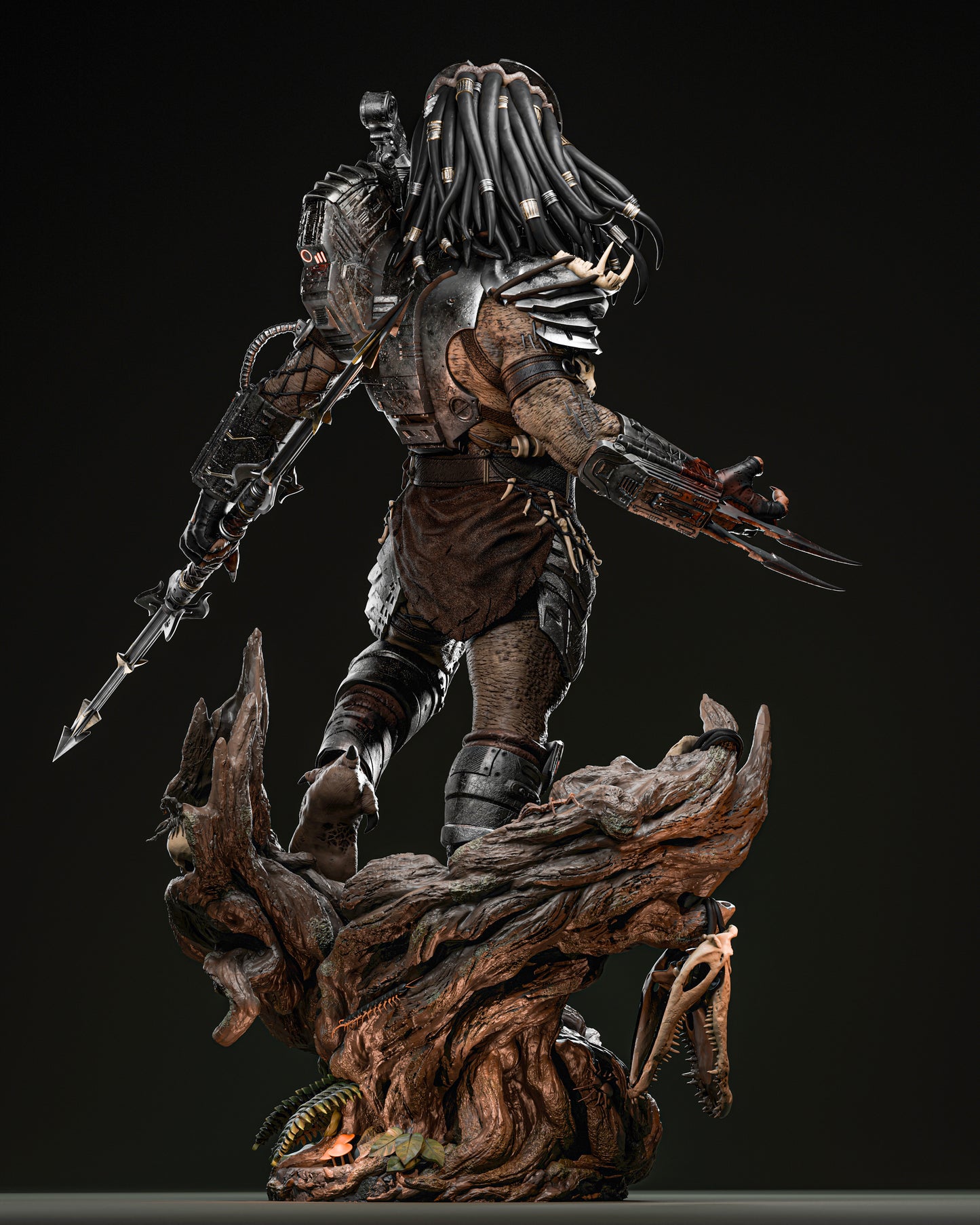 Deadly Alien Warrior Resin Fan Art - MTO (ZEZ)