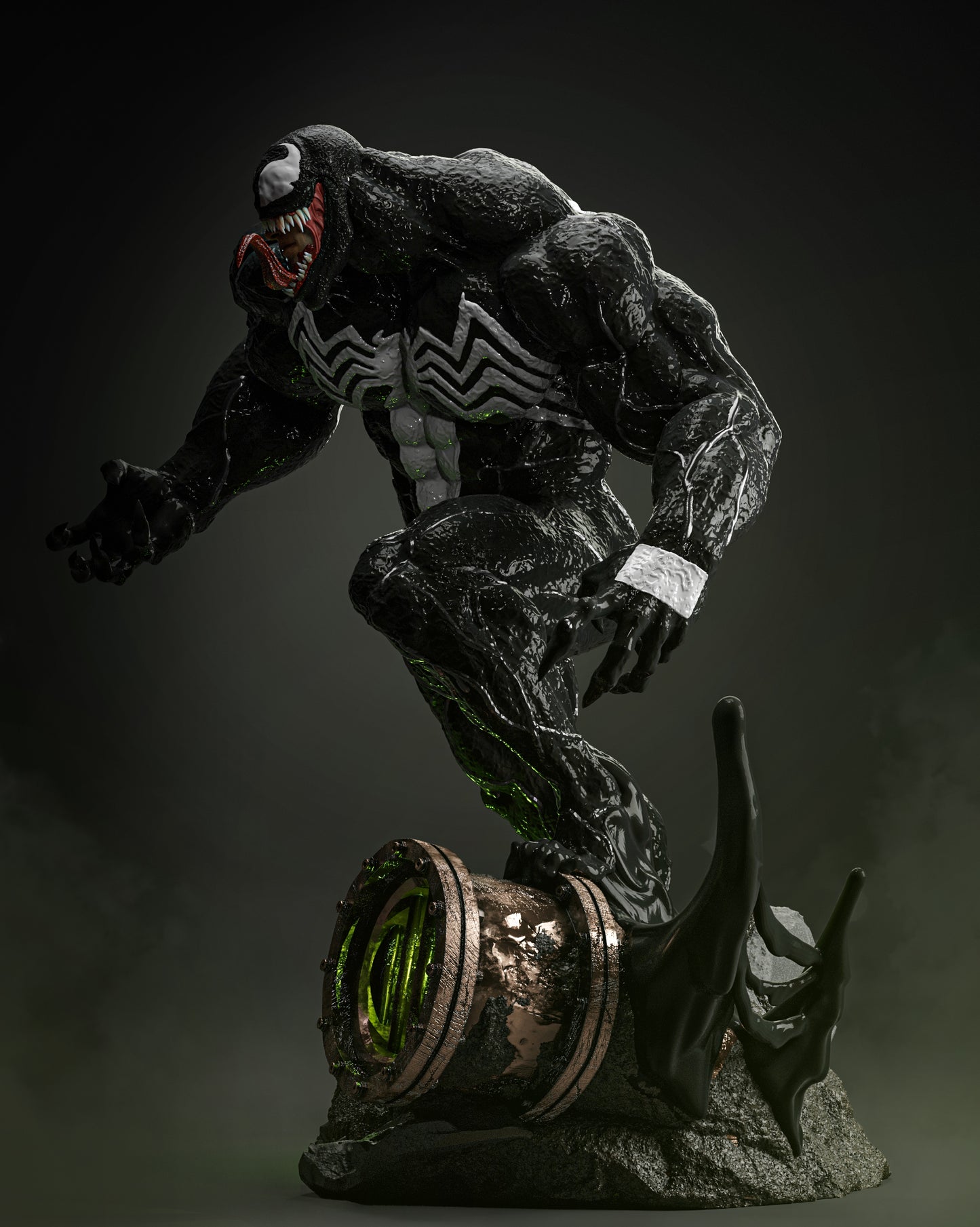Black Goo Guy Resin Fan Art - MTO (ZEZ)