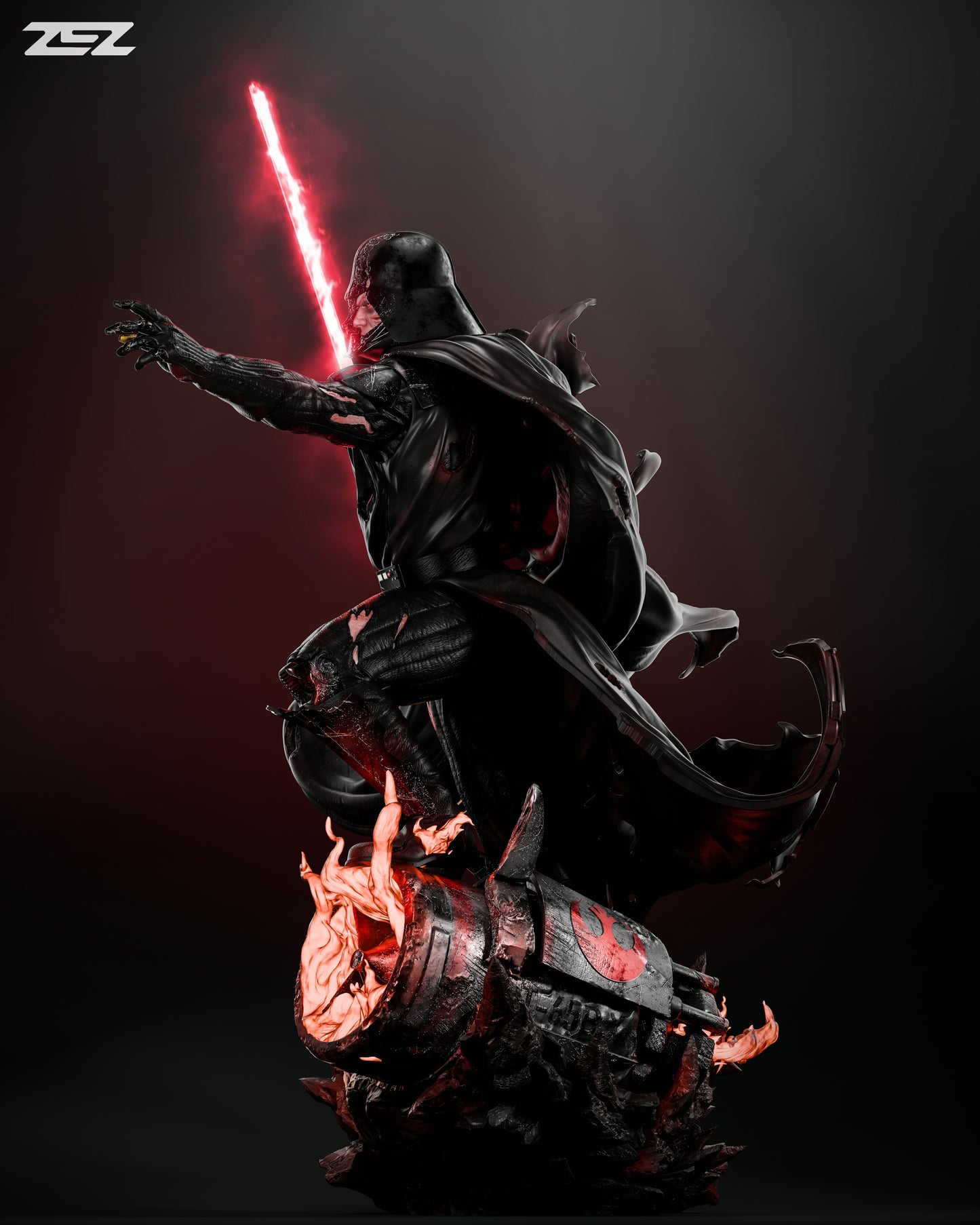 Darth Vader Resin Sculpture Fan Art Pro - MTO (ZEZ)