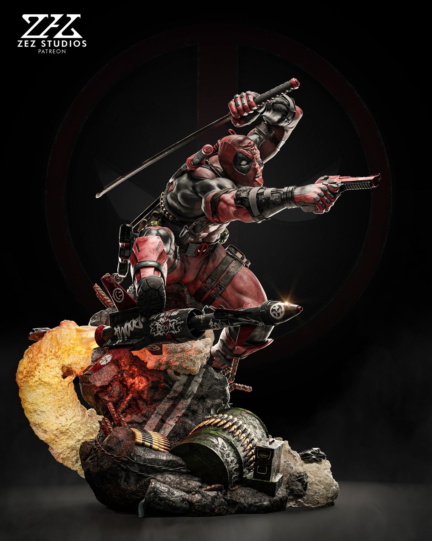 Merc with a Mouth Resin Fan Art Pro Painted - MTO (ZEZ)