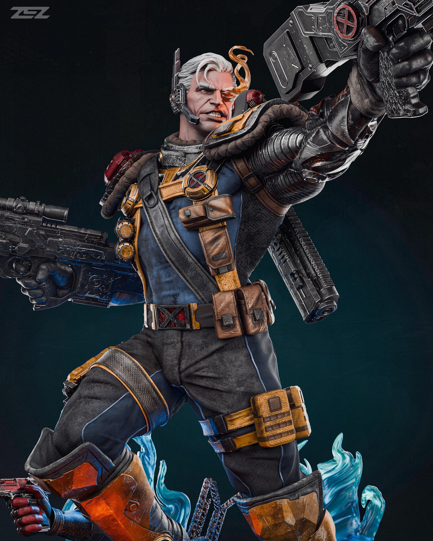 Cable Resin Fan Art Pro Painted - MTO ZEZ