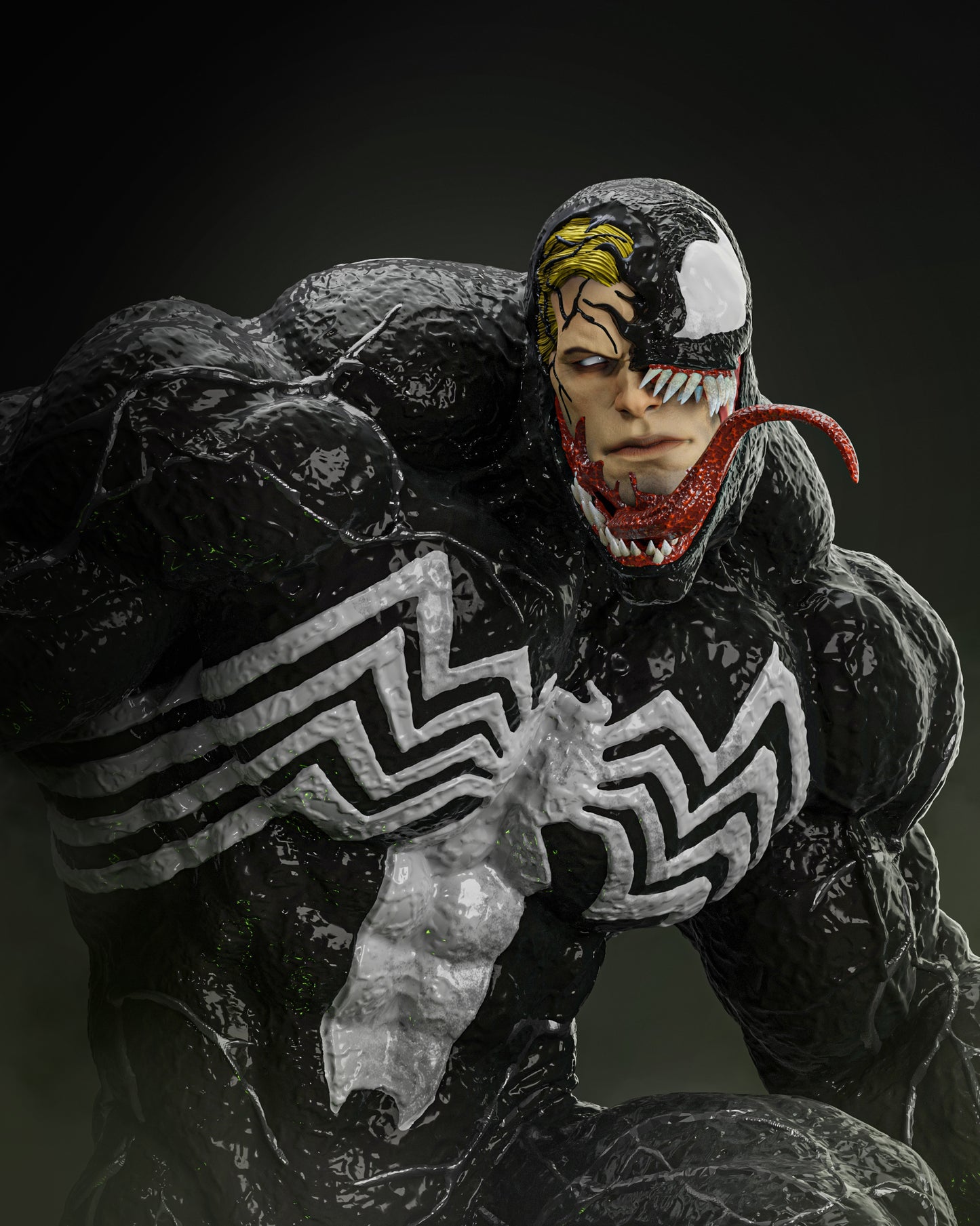 Black Goo Guy Resin Fan Art - MTO (ZEZ)