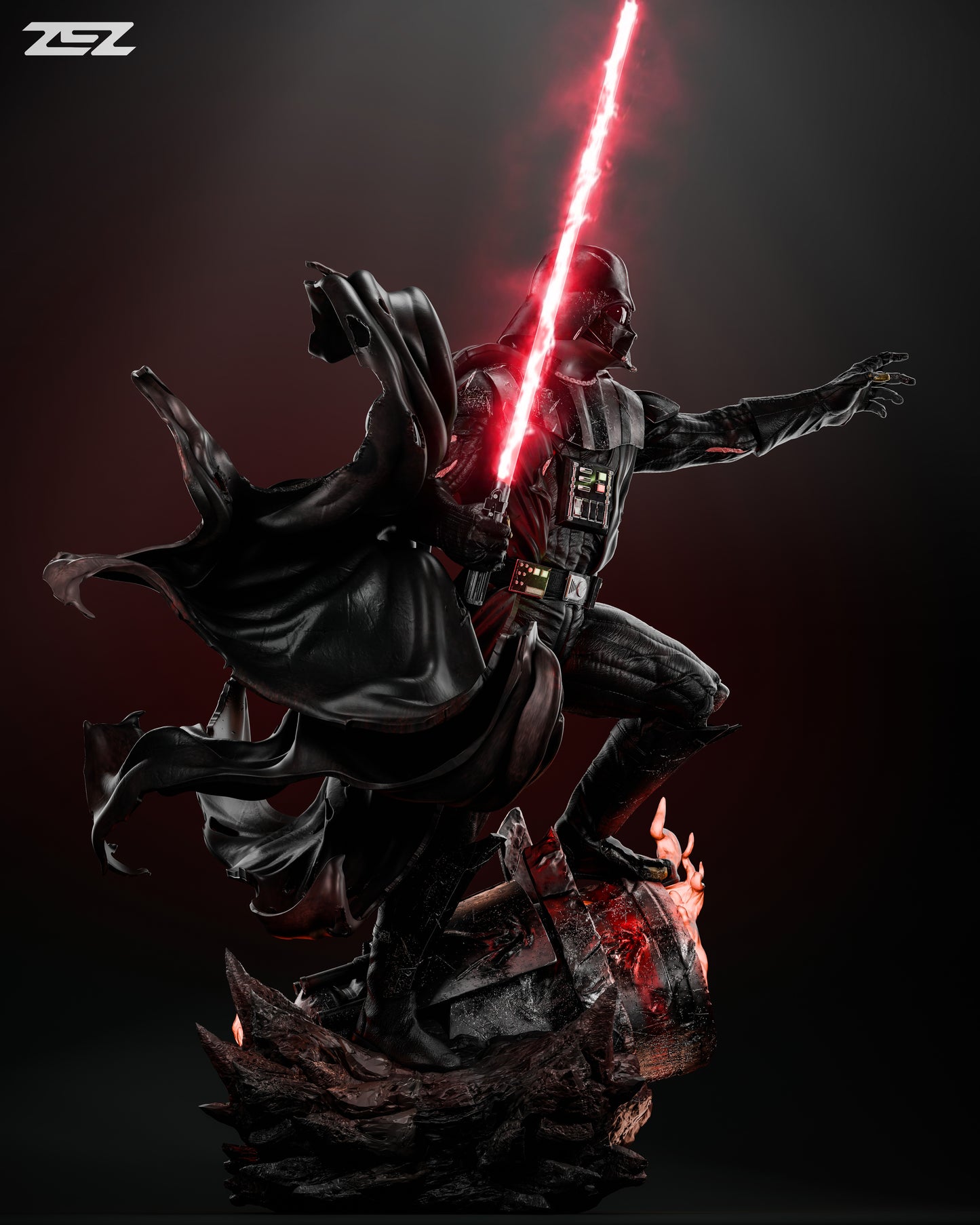 Darth Vader Resin Sculpture Fan Art Pro - MTO (ZEZ)