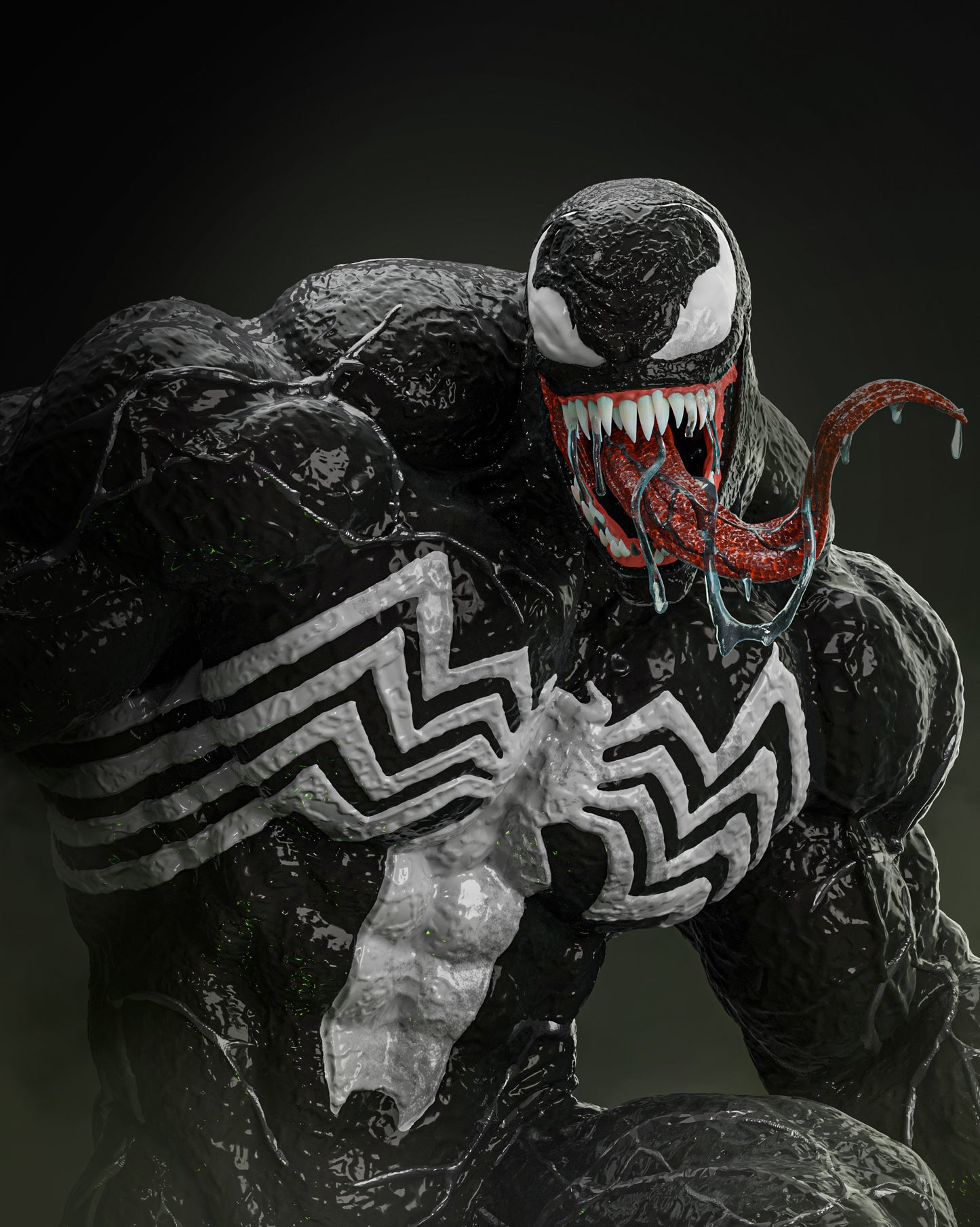 Black Goo Guy Resin Fan Art - MTO (ZEZ)
