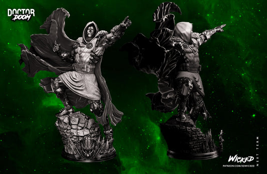 Dr. Doom Resin Fan Art - MTO (Wicked Studios)