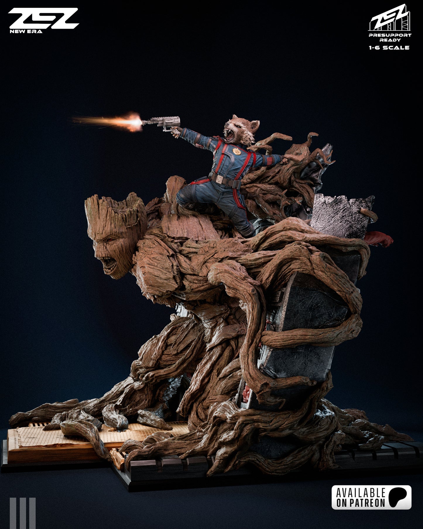 Rocket and Groot - MTO (Designed by ZEZ Studios)
