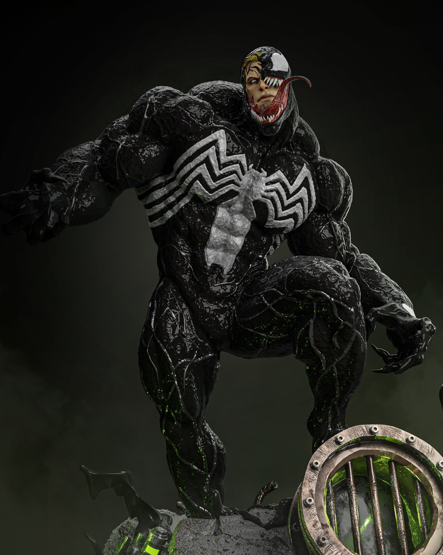 Black Goo Guy Resin Fan Art - MTO (ZEZ)