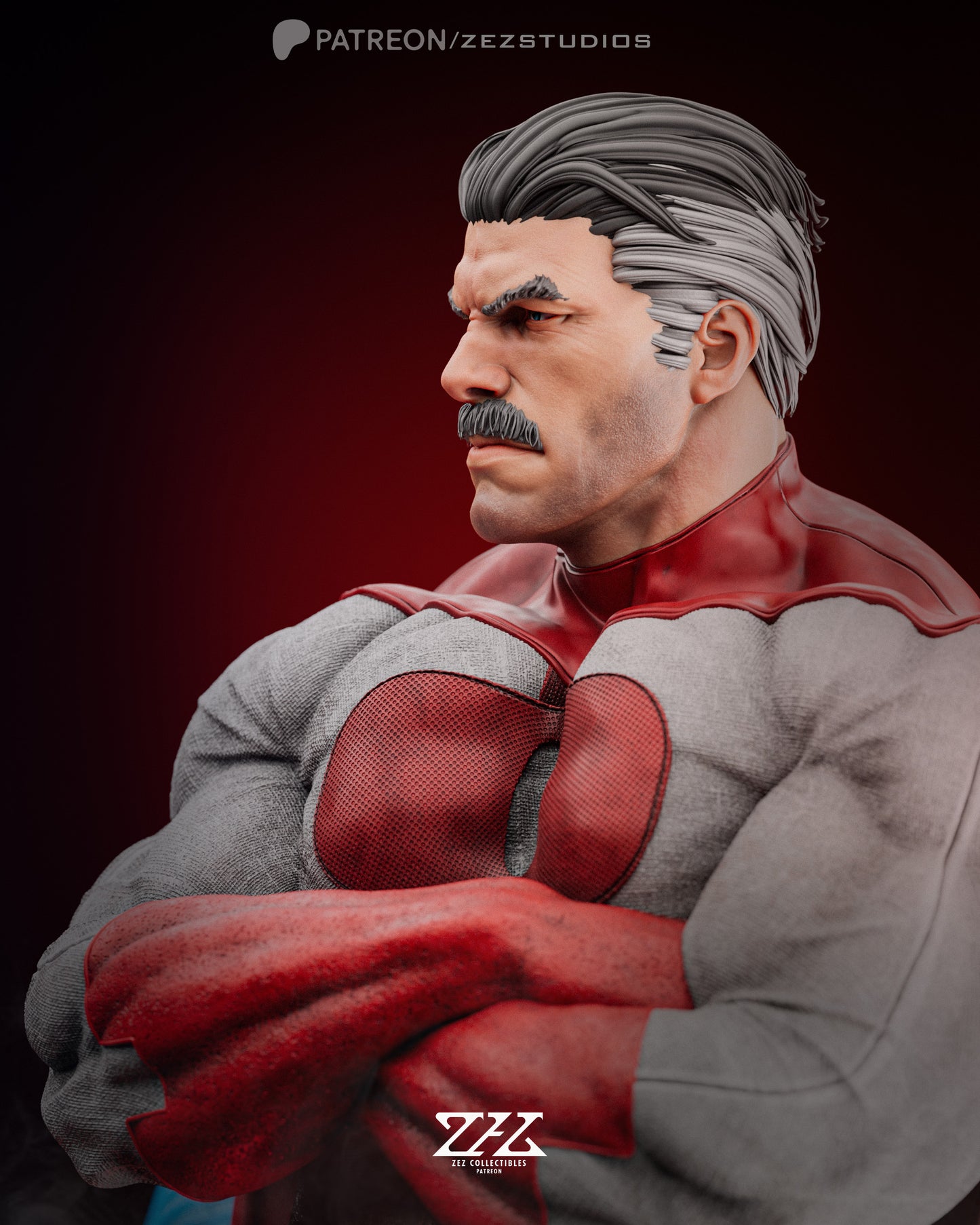 Invincible and Omni-man Resin Fan Art Pro Painted - MTO (ZEZ)