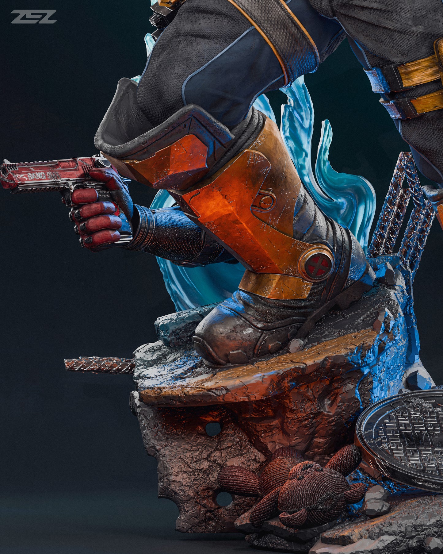 Cable Resin Fan Art Pro Painted - MTO ZEZ