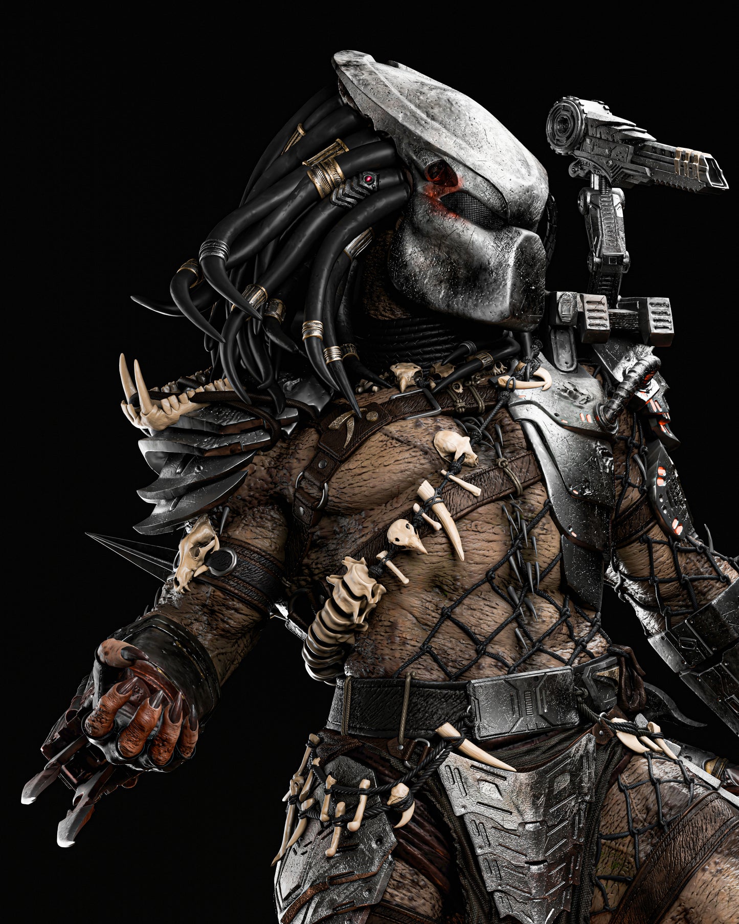 Deadly Alien Warrior Resin Fan Art - MTO (ZEZ)