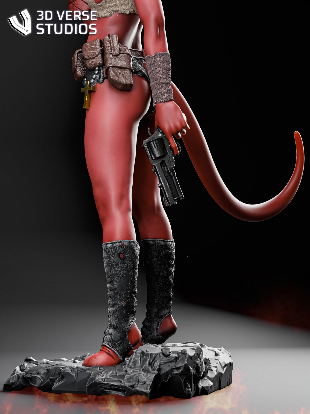 Hellgirl Collectible Resin Fan Art Pro Painted - MTO