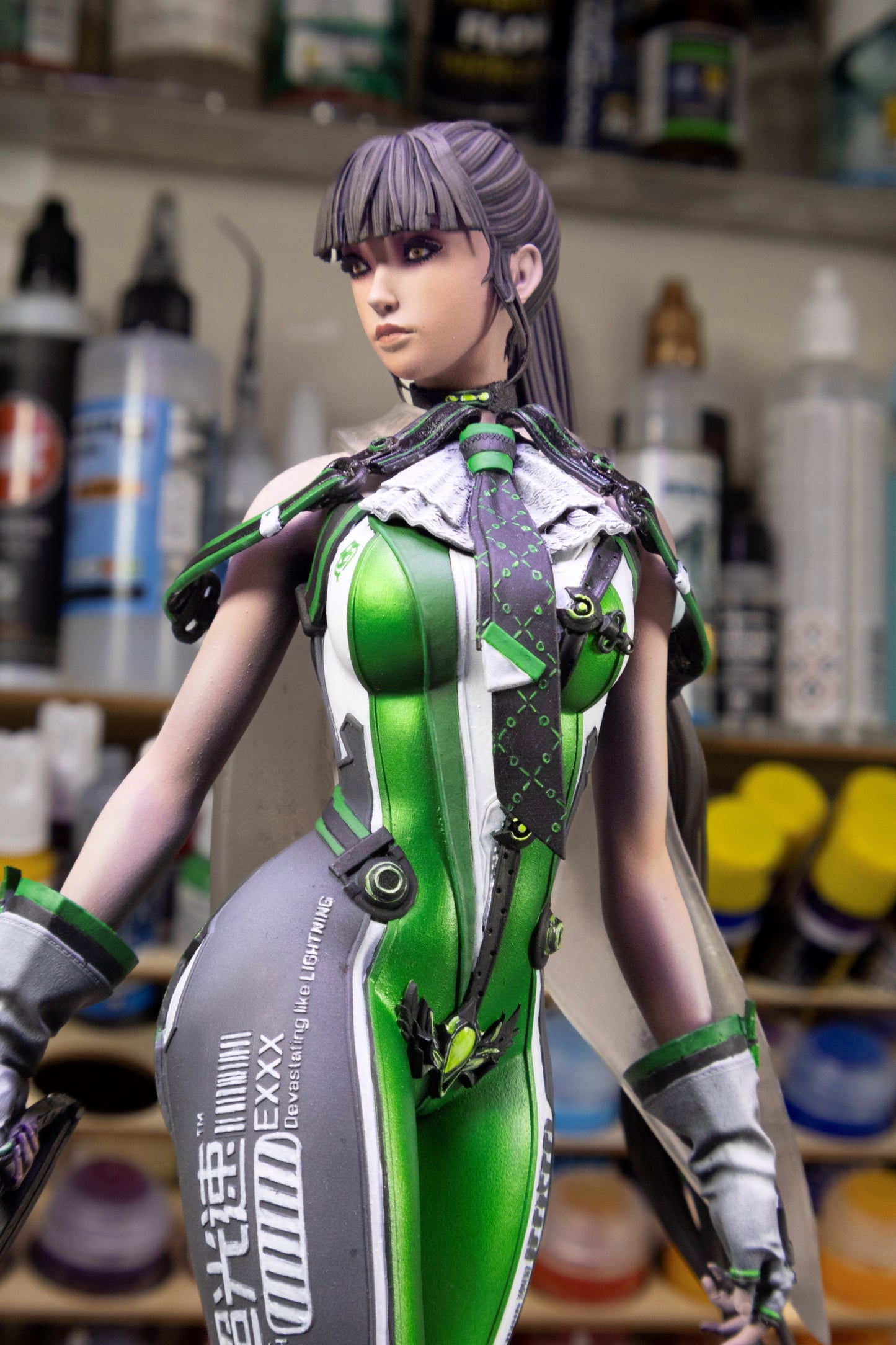 Stellar Blade Eve Collectible Resin Fan Art Pro Painted - MTO (Design by Bulkamancer)