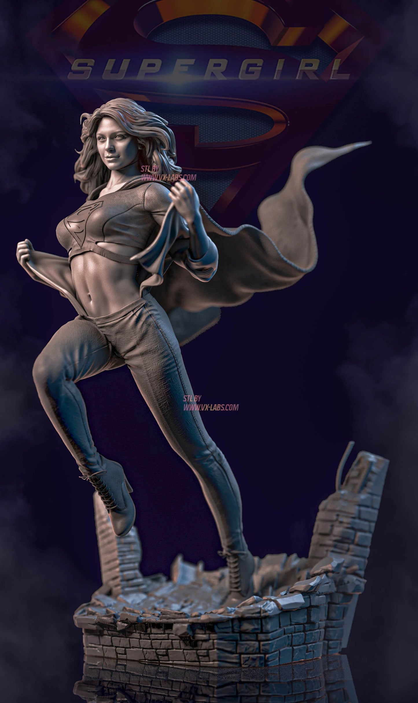 Supergirl Resin Fan Art - MTO (VXLabs)