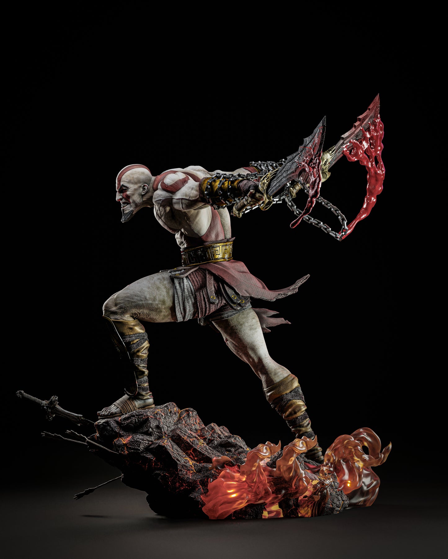 Kratos Resin Fan Art - MTO ZEZ