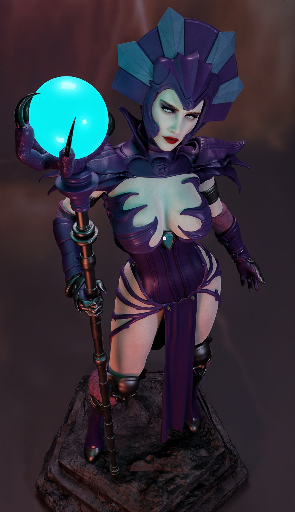 Evil-Lyn Masters of the Universe Resin Art (Design by MCM3D Studios)