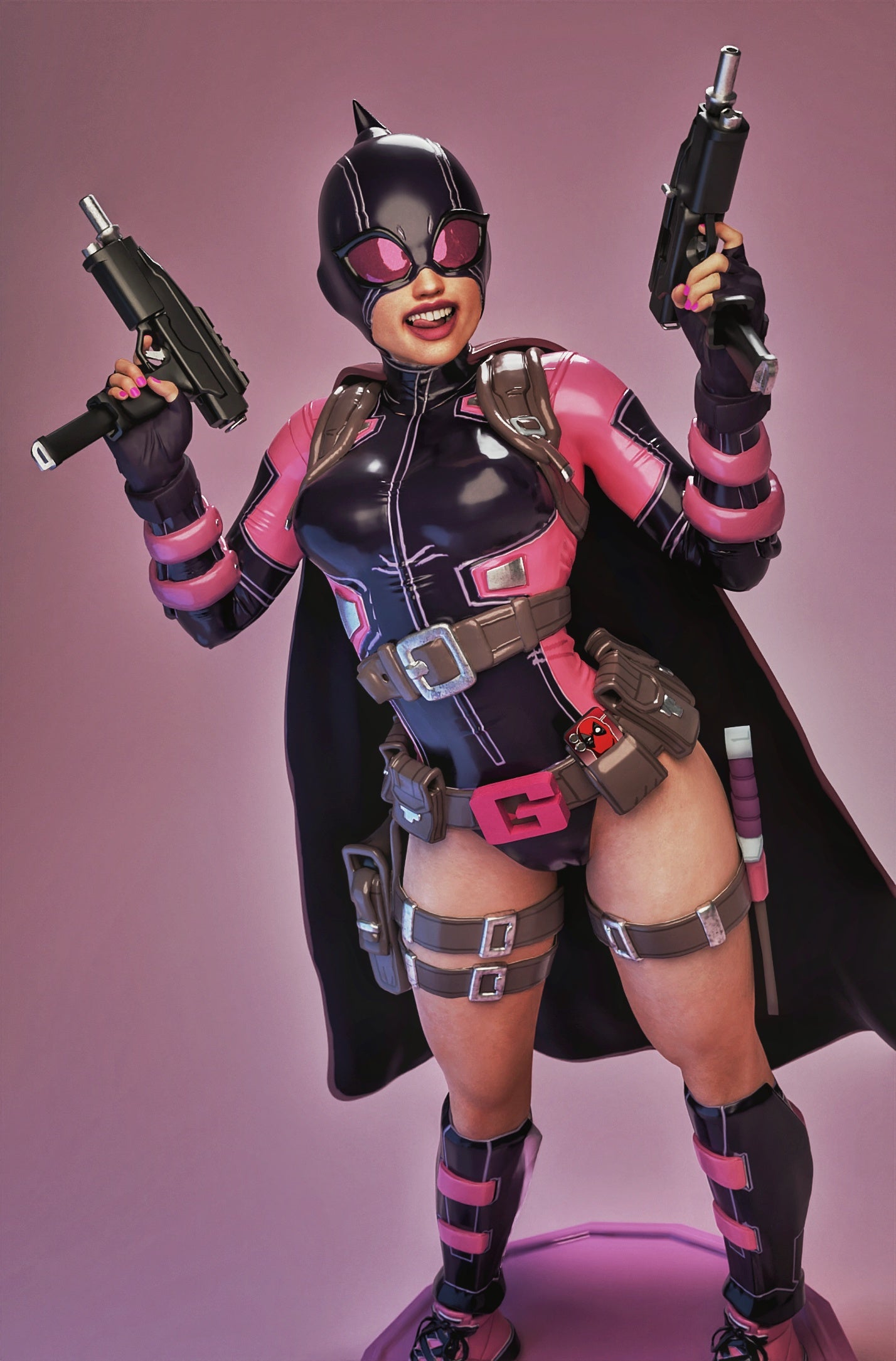 Gwenpool Resin Art (Design by MCM3D Studios)