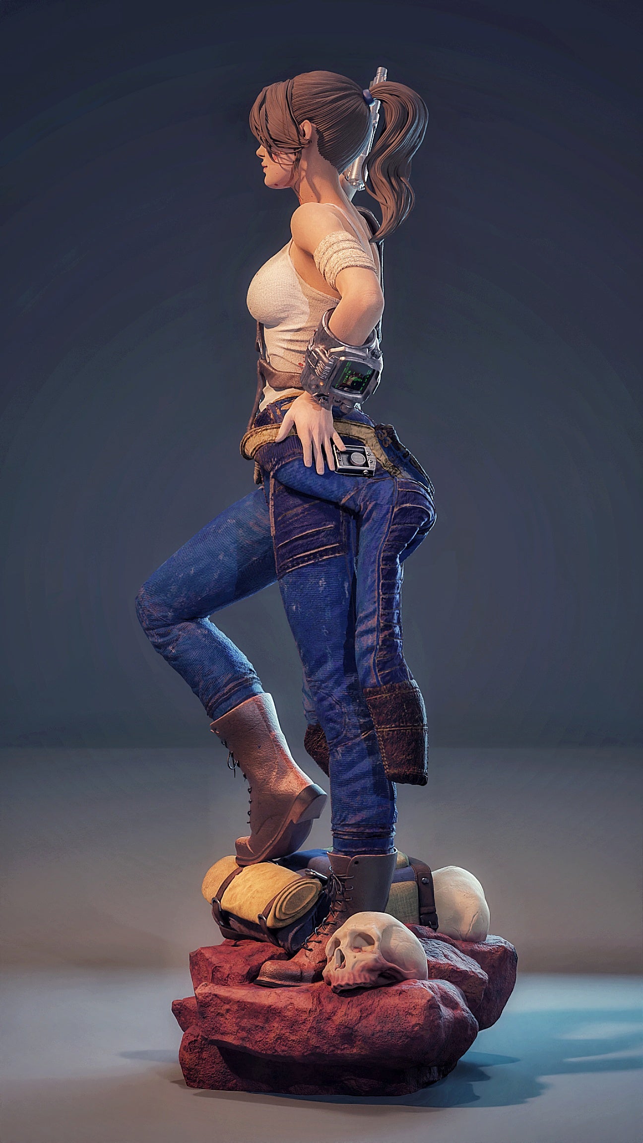 Lucy Fallout Resin Art (Design by MCM3D Studios)