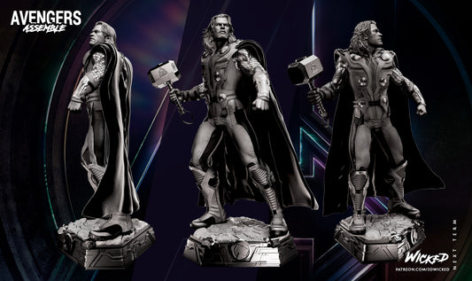 Thor Resin Fan Art - MTO (Wicked)