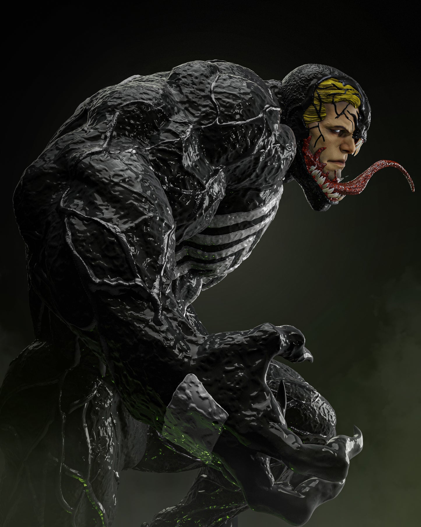 Black Goo Guy Resin Fan Art - MTO (ZEZ)