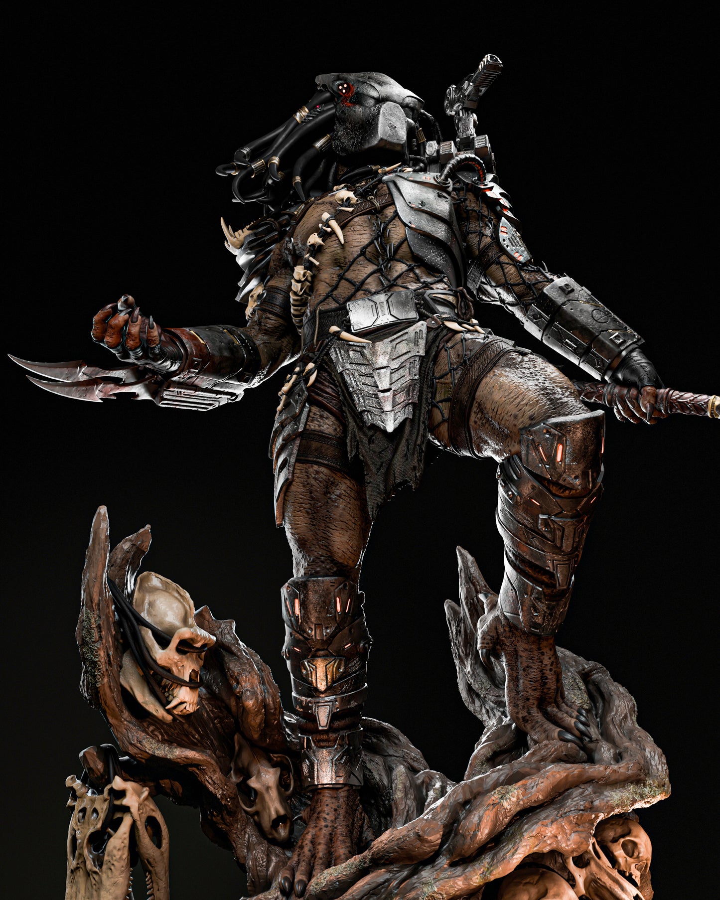 Deadly Alien Warrior Resin Fan Art - MTO (ZEZ)