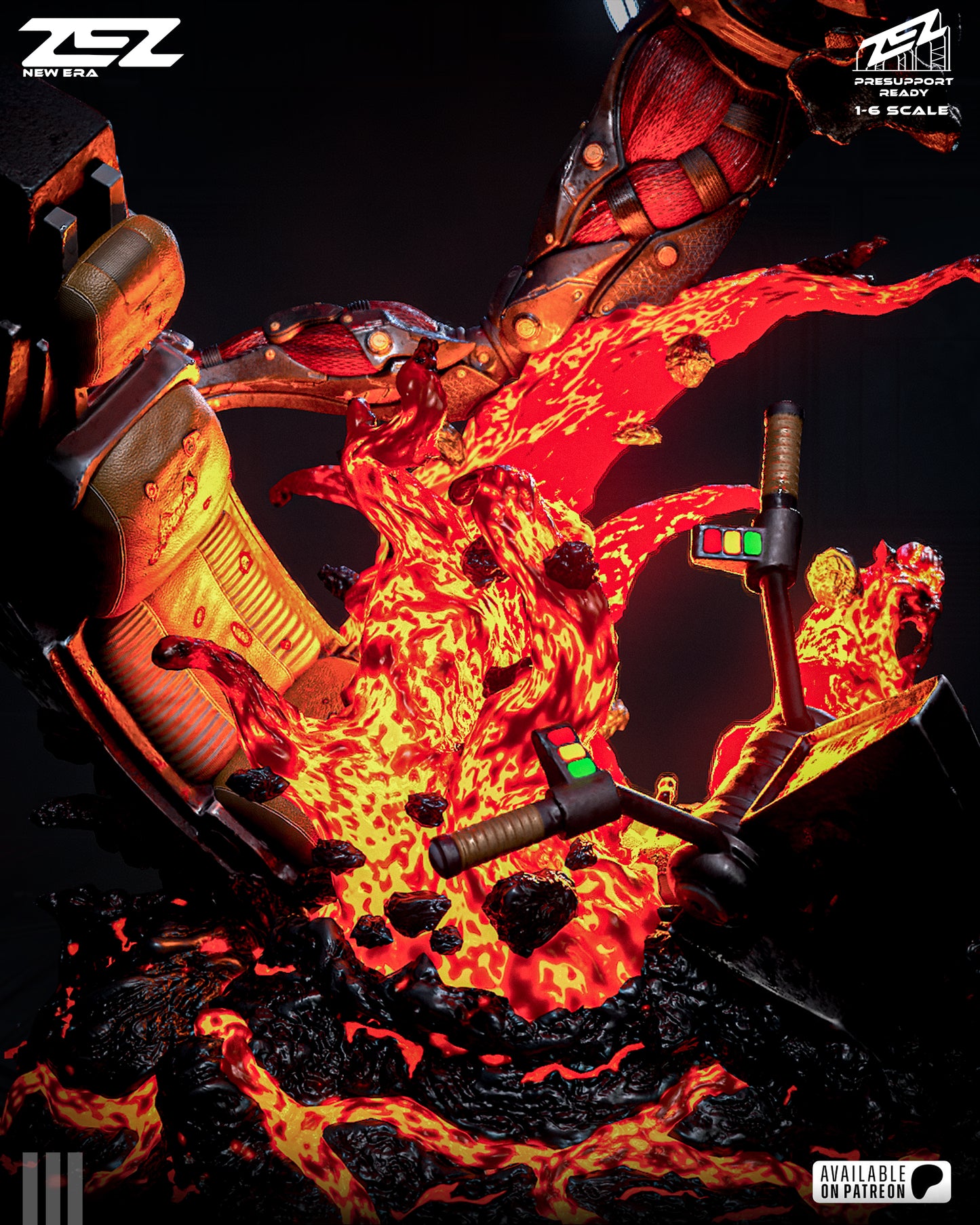 Darth Maul Resin Art (Design by ZEZ Studios)