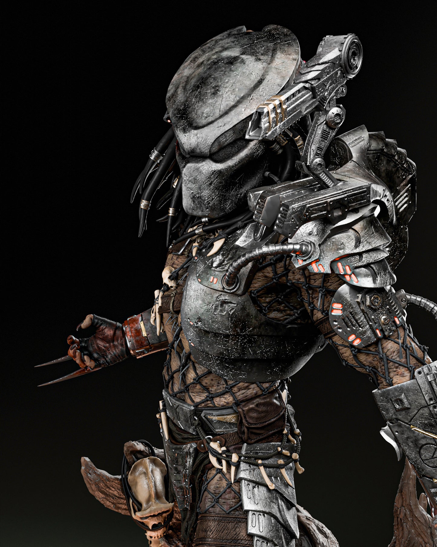 Deadly Alien Warrior Resin Fan Art - MTO (ZEZ)