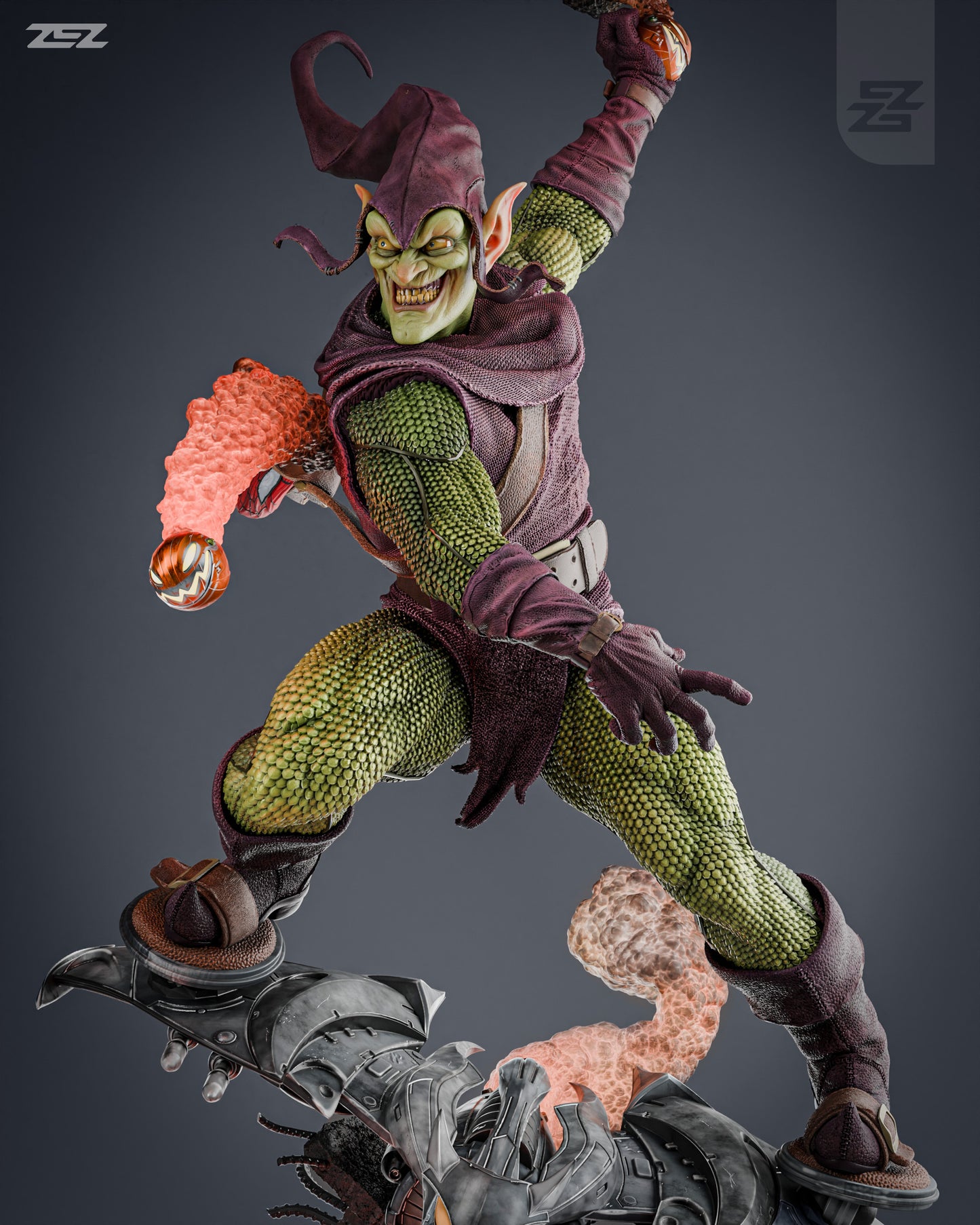 Green Goblin Resin Fan Art Pro Painted - MTO (ZEZ)