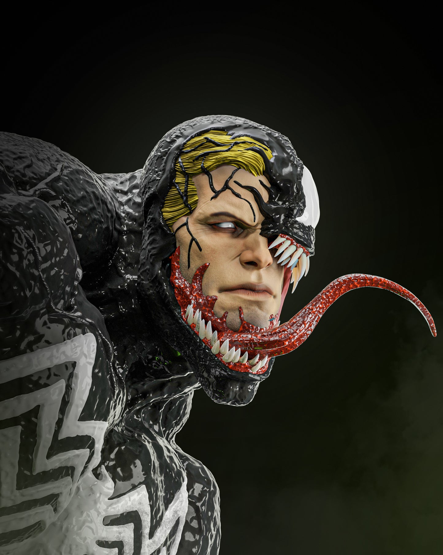 Black Goo Guy Resin Fan Art - MTO (ZEZ)