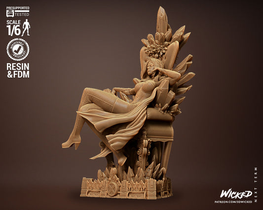 Wicked Emma Frost Resin Fan Art - MTO (b3dserk)